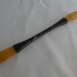 Japanese Meiji period. "kogai" hair ornament in tortoise shell.