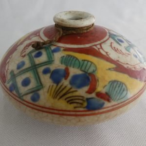 Japanese Edo period woman's hair oil holder.