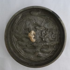 Japanese Edo period round mirror.