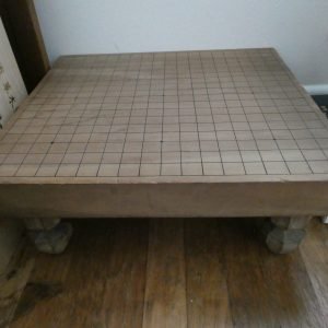 Japanese Go board. Solid wood.