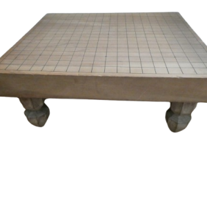Japanese solid wooden Go board.